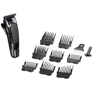 Remington Tagliacapelli Professionale - Lame Autoaffilanti in Acciaio Inox - Leva di regolazione della lama, 8 pettini, Custodia, Set parrucchiere, Funzionamento a rete-batteria, Profi Classic HC450