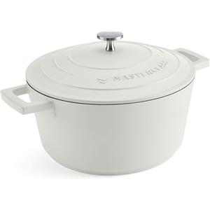 MasterClass Pentola 24 cm 4 l Induzione Antiaderente Colore crema