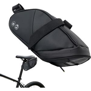 Generisch Borsa da sella per bici Borse laterali in pelle PU riflettenti impermeabili