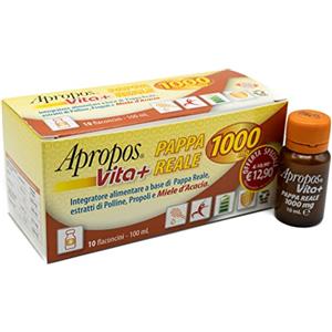 Apropos Vita+ Pappa Reale 1000 mg Integratore Alimentare 10 Flaconcini