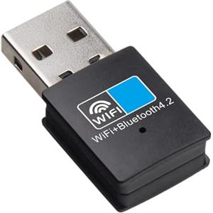 AruMinna Adattatore USB WiFi Bluetooth, Bluetooth 4.2 150Mbps Wifi Dongle Scheda di Rete, Wifi Bluetooth Ricevitore Trasmettitore