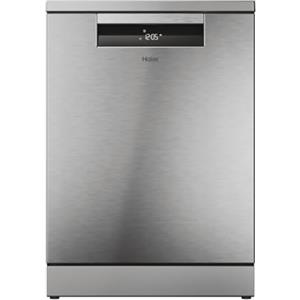 Haier I-Pro Shine Serie 7 Lavastoviglie a Libera Installazione 60 cm, 14 Coperti, 10 Programmi, Classe A, Lavaggio Flex Zone, App hOn + AI, AxLxP 85x 59,7x59,8 cm, Stainless Steel- XF 4A4M4PDX
