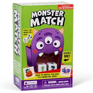 Exploding Kittens Monster Match - Matching Dice for Kids Ages 4+- 2-6 Players - Fun Family Night - Creative Kid Play