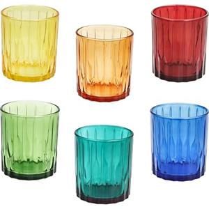 Tognana Lounge, Set 6 bicchieri 320 cc, vetro, multicolor