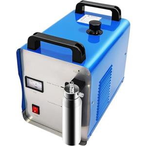 Fyssnn Lucidatrice 95L/75L ossigeno saldatura idrogeno, lucidatrice acrilica 220 V con fiamma 2800 °C, macchina portatile da desktop generatore di fiamma a gas (75L)
