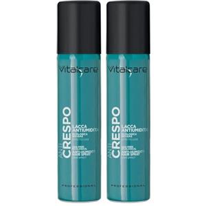Vitalcare | Anticrespo - Lacca Capelli Antiumidità, per Capelli Crespi e Indisciplinati, Lacca per Capelli Ecologica, Fissaggio Naturale, Senza Gas, 250 Ml (Confezione da 2)