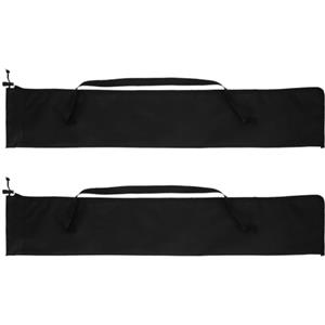 AKOOSY Borsa Porta Bastoncini da Trekking Oxford e Resistente, 2 Pezzi, Accessorio Essenziale per Escursioni e Campeggio Nero