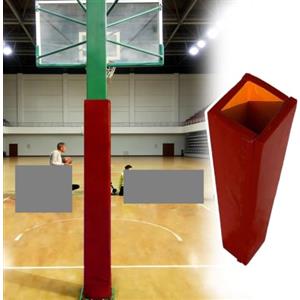 PALSINBY Imbottitura per canestro da Basket, Protezione Anti-collisione con Rivestimento in Schiuma for Pali Quadrati Imbottitura su 4 Lati