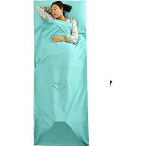 suyi Hi Suyi Saccolenzuolo singolo leggero e portatile, da campeggio, lenzuolo per sacco a pelo adatto per campeggio all'aperto, ostelli, aerei, treni, 210 x 75 cm