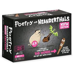 Exploding Kittens - Poetry for Neanderthals NSFW Edition - Card Games for Adults & Teens- Fun Party Games, Multicolore
