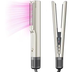PARWIN PRO BEAUTY Piastra per capelli ad aria, piastra per capelli agli ioni PARWIN PRO BEAUTY, da bagnato ad asciutto, senza piastre riscaldanti, senza danni da calore, per capelli medi e capelli lunghi (35-75 cm)