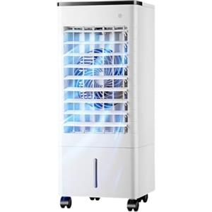Generic Condizionatore Portatile Senza Tubo 9L Climatizzatore Portatile con Timer da 15 Ore 3 modalità 40dB Oscillazione a 90° Doppio Serbatoio d'Acqua Raffrescatore d'Aria per Camera da Letto