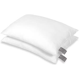 FH FAM' HOME HOME COSINESS FAM HOME Cuscino da Letto Coppia 40x60 cm I Cuscini Letto Morbido In Microfibra Anallergico Lavabile I Adatto Per Dormire In Tutte Le Posizioni I 2 Pezzi