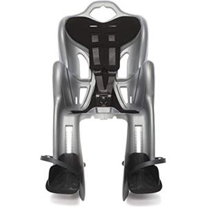 b bellelli B-One - Seggiolino Bici Posteriore - Attacco Multifix - Si Fissa al Telaio - dai 9 Mesi ai 8 Anni - Max 15 kg - Colore Dark Grey XL