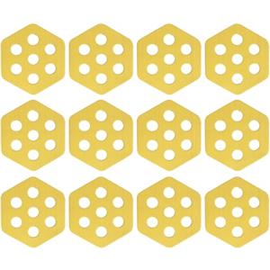 Wiffe 12pcs Esagonale Tavole Da Surf Trazioni Pad Antiscivolo Tappetini Premium Deck Pad per Skimboard Sport Acquatici Tavola Surf Antiscivolo Wakeboard Accessorio