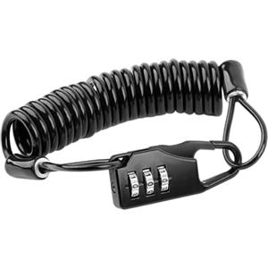 Elnwnnkc Multifunzionale Caschi Mountain Bike Filo Portatile Piccola Catena Lucchetti per Caschi, Catena Dei Bagagli