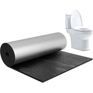 Generisch Pellicola di copertura autoadesiva impermeabile per serbatoio del WC, 100 x 40 cm, pellicola isolante per la cassetta del WC, per proteggere lavandini, vasche da bagno, doccia, bagno e
