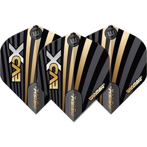 WINMAU Voli di Freccette - Michael Van Gerwen - Prism Delta MvG Extra Spesso 100 Micron - 1 Set per Confezione (3 Voli di Freccette in Totale) - Accessoires de fléchettes professionnelles