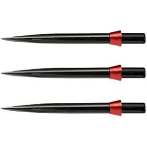 RED DRAGON Specialista Freccette Punti Trident Punti Nero Standard 32mm con Rosso Tridents - 1 Set per Confezione