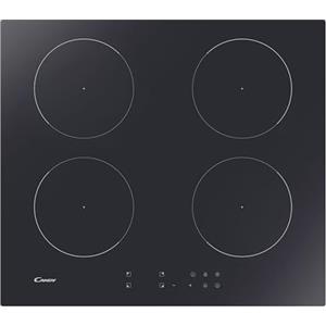 Candy Moderna Piano Cottura a Induzione, 4 Zone di Cottura, Comandi Touch, Connesso, Vetroceramica, L x P x A (cm): 59 x 52 x 5, Nero - CETPS64MCWIFITT