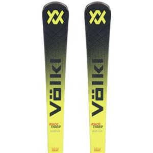 Volkl - Pack Sci Racetiger SL Master WC-Plate +Attacchi Comp 16 Gw Giallo Uomo - Uomo - Dimensione 155 - Giallo