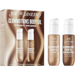 Sol de Janeiro GLOWMOTIONS Duo Set, olio per il corpo con lucentezza, due finiture, fragranza Cheirosa 62™, formula nutriente, formato da viaggio