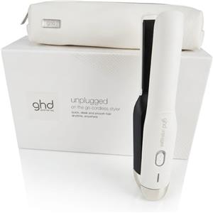 ghd PIASTRA GHD UNPLUGGED BIANCA CON POCHETTE