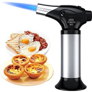 Ankway Accenditore a Torcia per Cucinare, Ankway Torcia a Cannello Multifunzione a Butano per Cucina, Torcia a Gas per Cottura Alimenti, per Rendere Croccante e per il Barbecue (Butano Non Incluso)