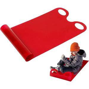 Generic Slittino da neve per bambini piccoli, arrotolabile, flessibile, per bambini, snowboard portatile