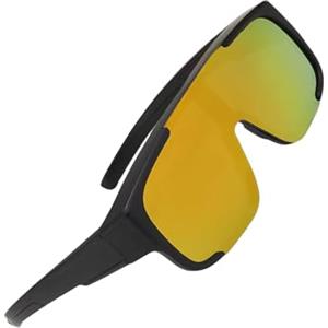 Elnwnnkc Eyewears Pesca Guida Occhiali Oversize Occhiali Da Guida Occhiali Da Ciclismo Occhiali Da Sole Sportivi per Ciclismo Sport Sole per Uomo