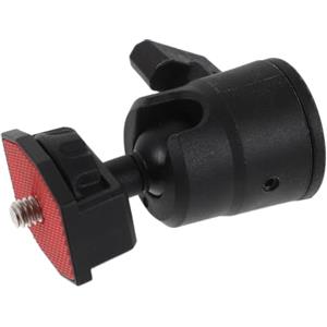 HOMOCONO Supporto per Fotocamera Mini Testa Sfera Girevole a 360° in Lega e Plastico, Adattatore 1/4 per Action Camera e Ring Light, per Fotografia e Live Streaming