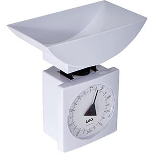 LAICA K711 Bilancia da Cucina Meccanica - Vintage, Portata 1kg, Bianca