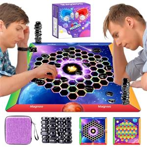 Whaline Scacchi - Scacchiera magnetica strategica per ragazzi e adulti dai 14 anni in su, gioco tattico per serate di gioco, viaggi e allenamento torneo
