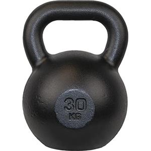 Kawmet Kettlebell in ghisa, pesante, per allenamento di forza e cardio, 30 kg