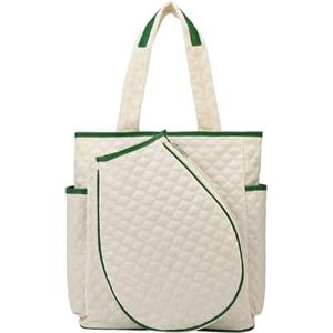 Nucelit Toted Sports - Borsone per racchette da tennis, per 2 racchette, pickleball, weekend, pernottamento, fine settimana