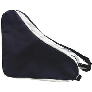 MoSundi Borsa per pattini da ghiaccio, grande capacità, con cinghia regolabile, pieghevole, in tessuto Oxford, per riporre attrezzi sportivi, blu