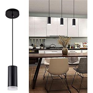 Hobaca 12W Modern LED Cilindrico Acrilico Faretti da soffitto Illuminazione dell'isola Lampada a sospensione Downlight per lampade da cucina soggiorno bar cucina