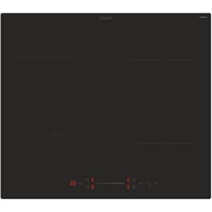 Candy Moderna Piano Cottura a Induzione 4 Fuochi in Vetroceramica, Cottura Rapida con Funzione Booster, Slider Touch Control Intuitivo, Blocco di Sicurezza, 59 x 52 x 5,8 cm, Nero - CI642SCBB