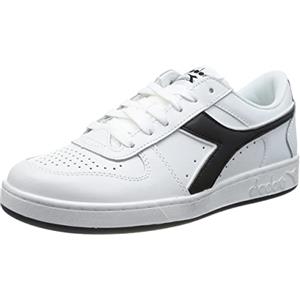 Diadora Magic Basket Low Icona, Scarpe da Ginnastica Unisex-Adulto, Bianco (White Black), 40.5 EU