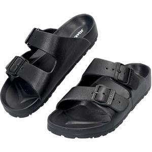 JOMIX Ciabatte da Uomo Estive Ultra Morbide Nuvola Pantofole da Casa Doccia Sandali Comode Traspiranti Leggere per Interno ed Esterno MEB250086-0 (Nero,44)