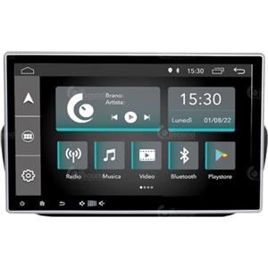 Jf Sound car audio system JF Sound - Autoradio Custom Fit JF-011-X7C-FF - Per Fiat Fiorino (dal 2007) - Android - 2GB RAM - 32GB ROM - GPS - WiFi - CarPlay/Android Auto via Cavo - Touchscreen 10" - DAB+ - Prodotto in Italia