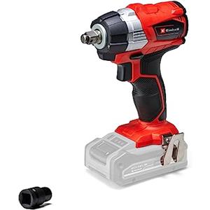 Einhell Avvitatore a impulsi a batteria TP-CW 18 Li Brushless-Solo Power X-Change (18V, motore brushless, giri al min. 0-2900, torsione 215Nm,adattatore bits esagonale,senza batteria e caricabatteria)