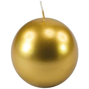 Cereria Di Giorgio - 6 Candele Sfera - Ø 6 cm - Oro