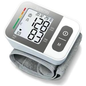 Sanitas Misuratore di Pressione Da Polso SBC 15, Sfigmomanometro da polso, misurazione completamente automatica della pressione sanguigna e delle pulsazioni, funzione di avviso per possibili aritmie