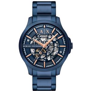 Armani Exchange Orologio Analogico Automatico Uomo con Cinturino in Acciaio Inossidabile AX2457, Alzavola