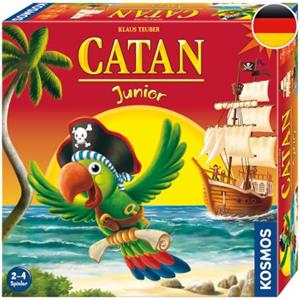 KOSMOS 697495 CATAN Junior, Brettspiel für Kinder ab 6 Jahre, Kinderspiel-Variante des Klassikers Siedler von Catan als hochwertige 3D-Edition, Brettspiel, Familienspiel für 2-4 Personen ab 6 Jahren