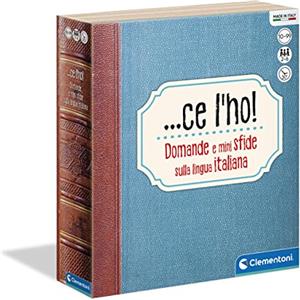 Clementoni - Ce l'ho, Gioco da Tavolo, 600 Carte con Domande sulla Lingua Italiana, Bambini 10+ Anni e Adulti, 2-6 Giocatori, Made in Italy, Lingua Italiana, 16639