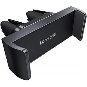 Lamicall Supporto Cellulare Auto - Supporto Telefono per la Ventilazione Dell'Auto, 360°Rotazione Porta per iPhone 17 16 15 14 13 12 Pro Max Plus XS XR X, Huawei Samsung S10 S9 S8, Altri Smartphones
