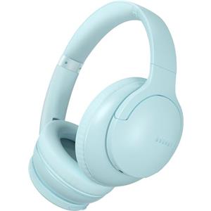 DOQAUS Cuffie Wireless Bluetooth,90 Ore Di Riproduzione,3 Modalità EQ,Bluetooth 5.4 Cuffie- Suono Stereo HiFi Microfono Incorporato per Viaggio/Telefono/PC-blu