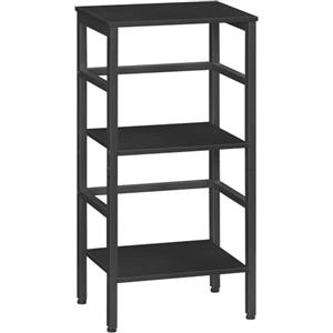 HOOBRO Scaffale a Scala, Libreria a 3 Livelli, 3 Ripiani, Scaffale Porta Album, Portaoggetti Multifunzione, Struttura Stabile in Metallo, in Soggiorno, Camera da Letto, Studio, Cucina EBB80CJ01G1